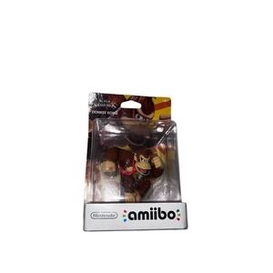 Nintendo Amiibo Donkey Kong Figure For Super Smash Bros Game On Wii U